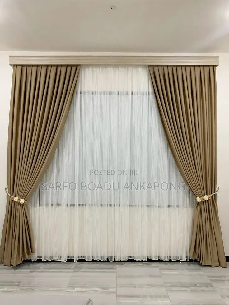 Creamy Colour Curtains