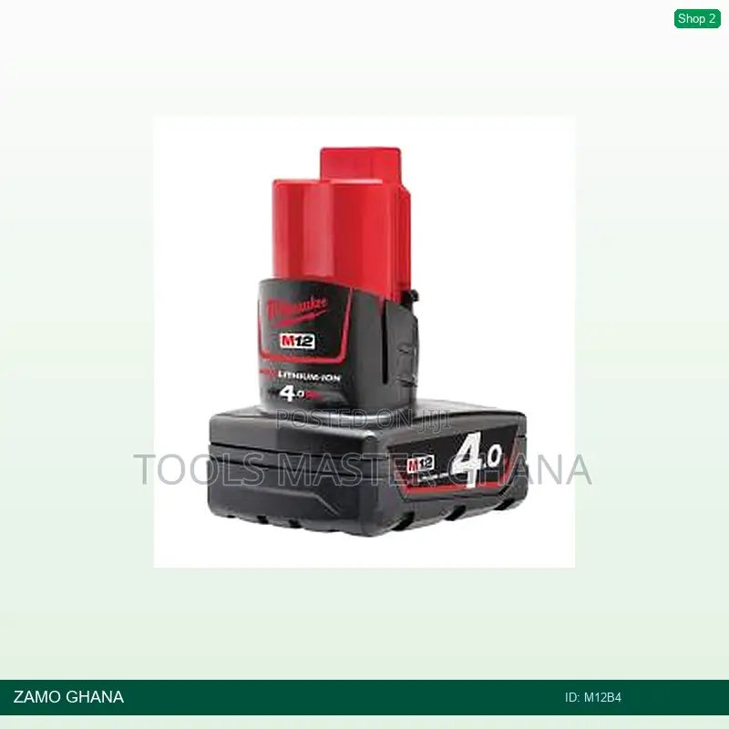 Battery 12v 4a Lithium-Ion - M12b4