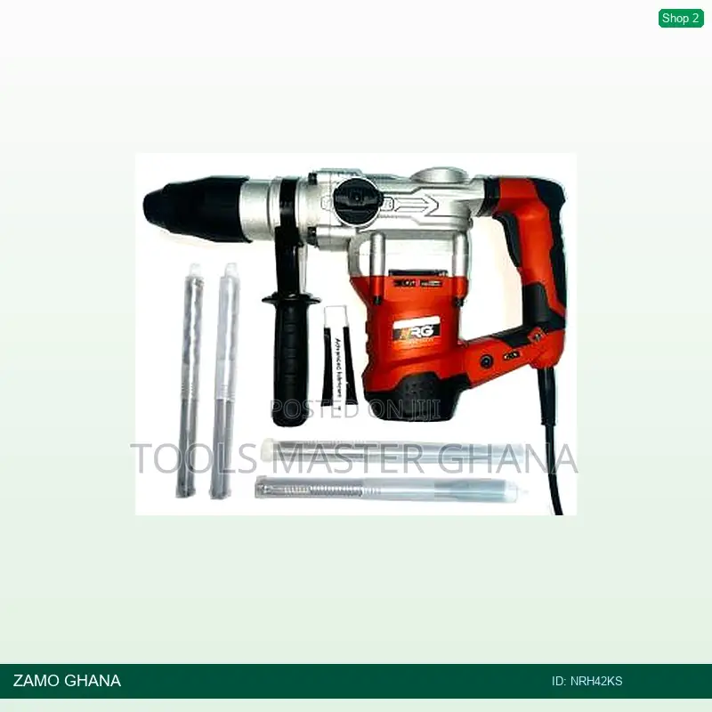 Rotary Hammer Drill 1600w 10j 5kg SDS-Max 42mm 3-Mode 560rpm - Nrh42ks
