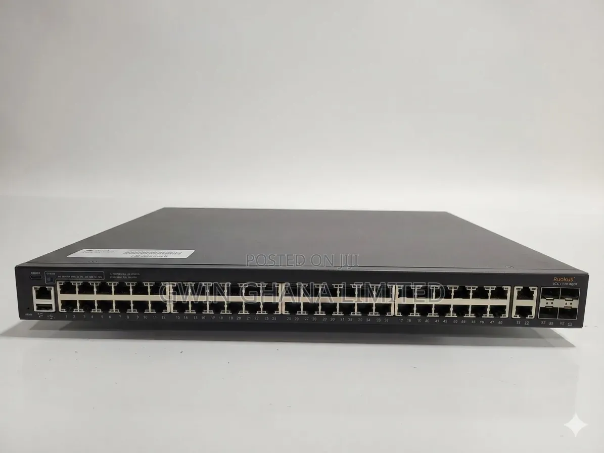 Ruckus Icx7150 48p , 48x Gigabit Poe+/4xsfp/Managed Layer 3 Switch.