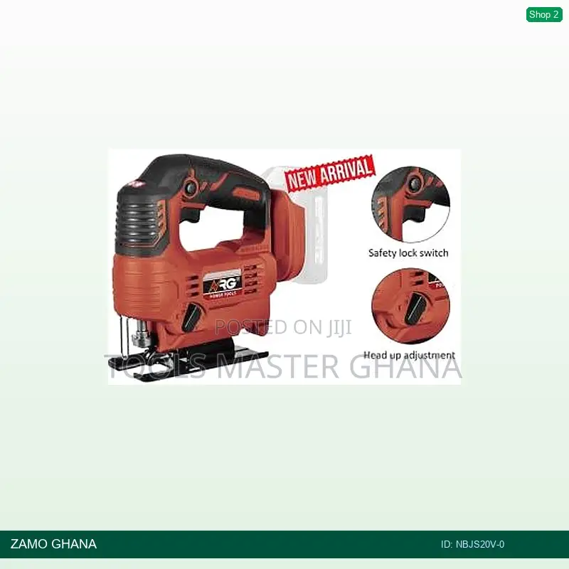 20v Jigsaw Brushless 65mm 18mm Steel 2mm Deep Cutting 1000 - Nbjs20v-0