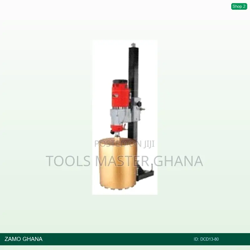 Diamond Core Drill 1500w 90mm 880-1990-3960rpm With Stand N - Dcd13-80