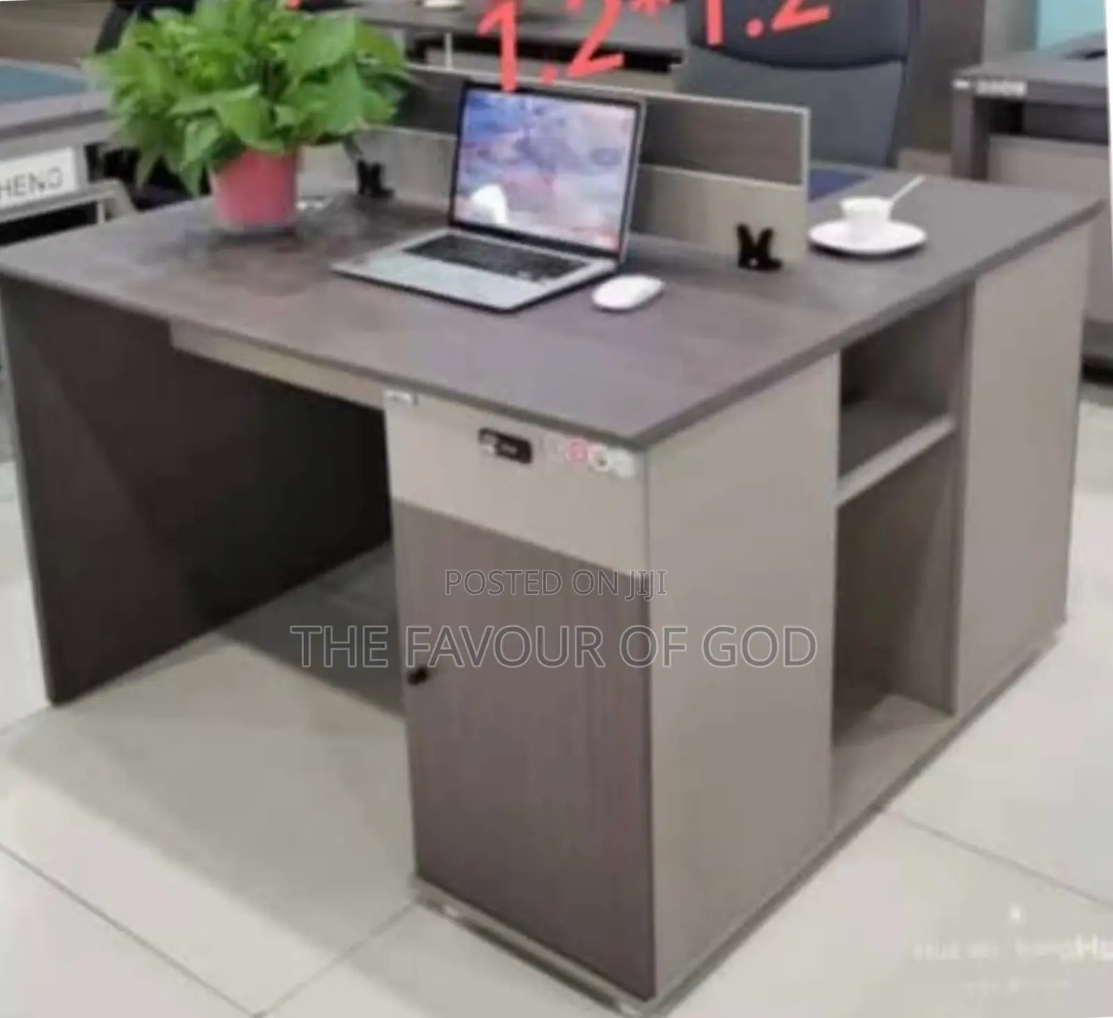 A Strong Wooden 2 in 1 Workstation