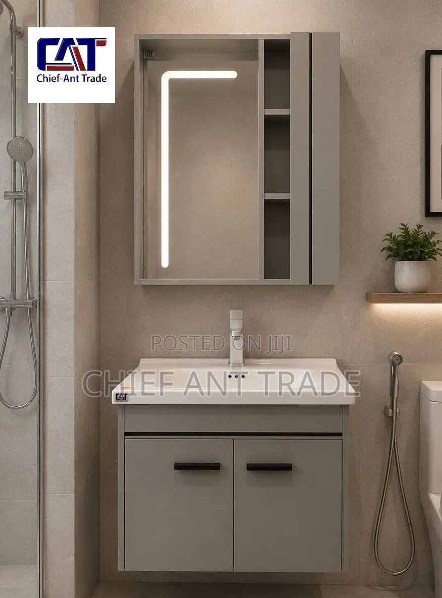 Ash Hand Wash Cabinet Basin With Touchscreen 383-60
