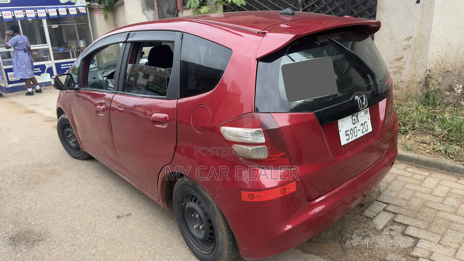 Honda Fit Automatic 2010 Red