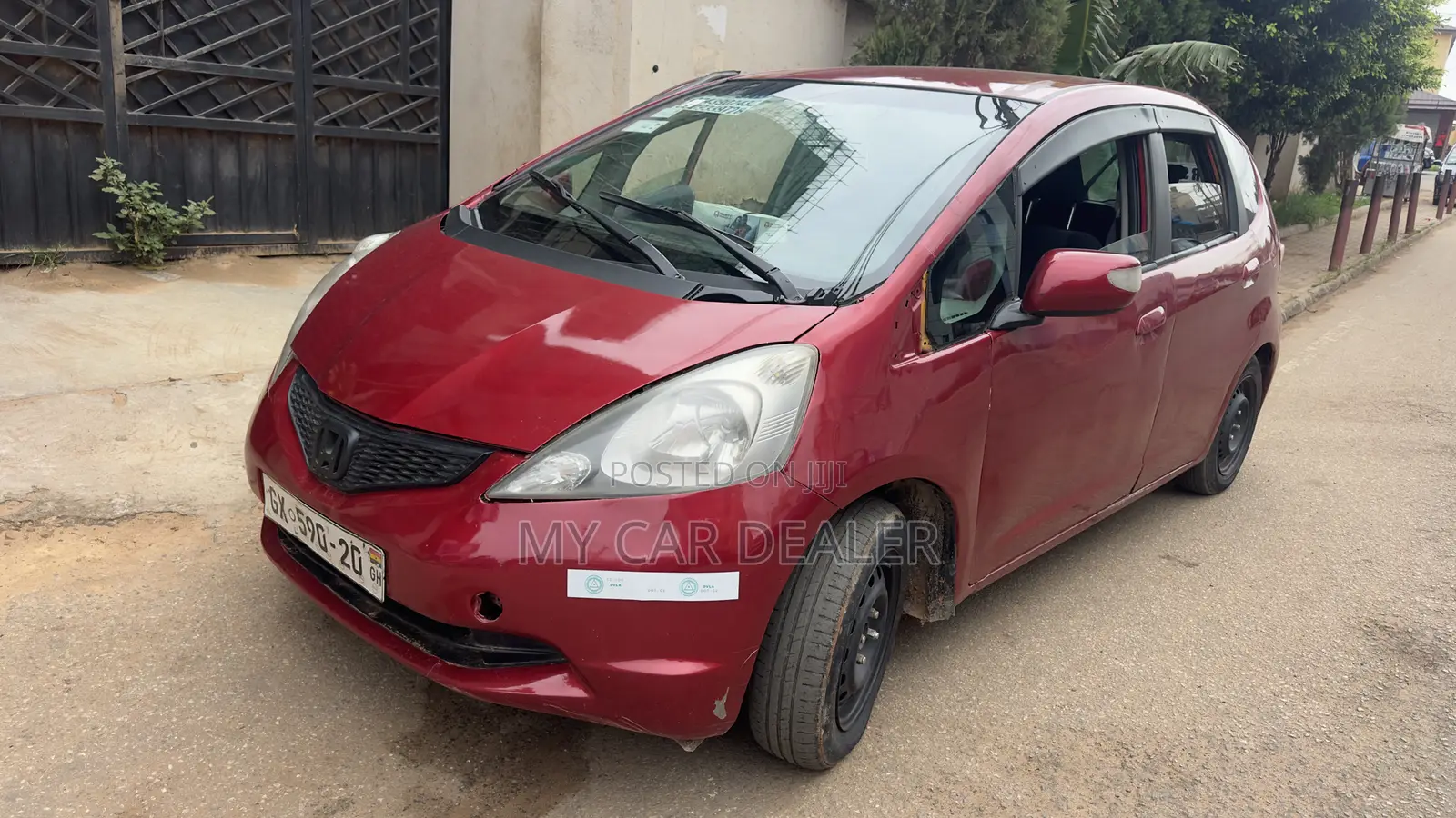Honda Fit Automatic 2010 Red