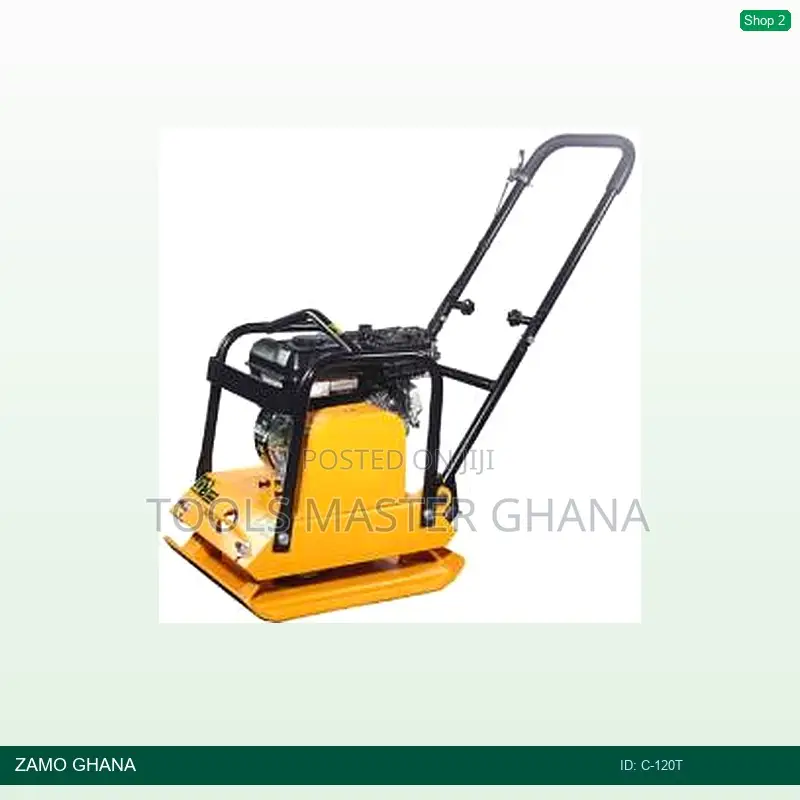 70kg Diesel Plate Compactor Hairun Engine 4hp 15kn Depth 300m - C-120t