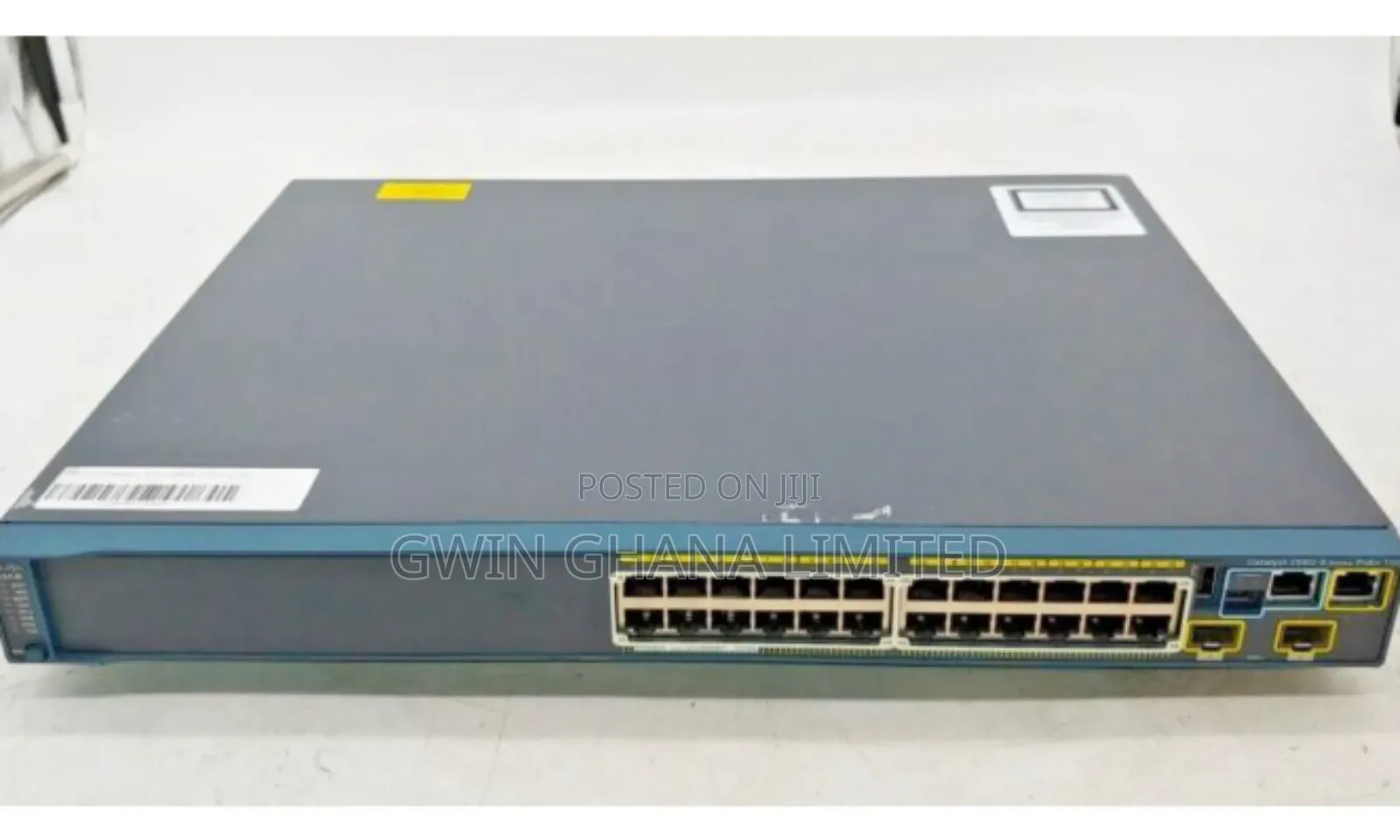 Cisco Ws-C2960s-24pd-L 24-Port Gigabit Poe+ Manged Switch.