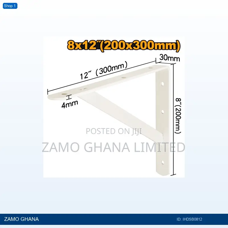 Heavy Duty Shelf Brackets - Ihdsb0812