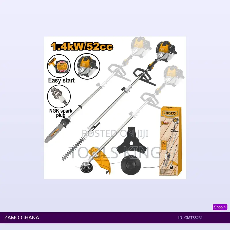 4in1 Gasoline Hedge Trimmer Multi - Gmt55231