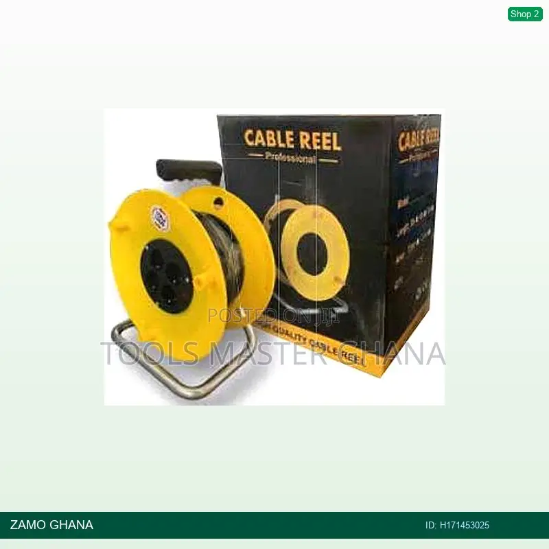 Extension Cable 25m Yellow 2 Pins Plastic - H