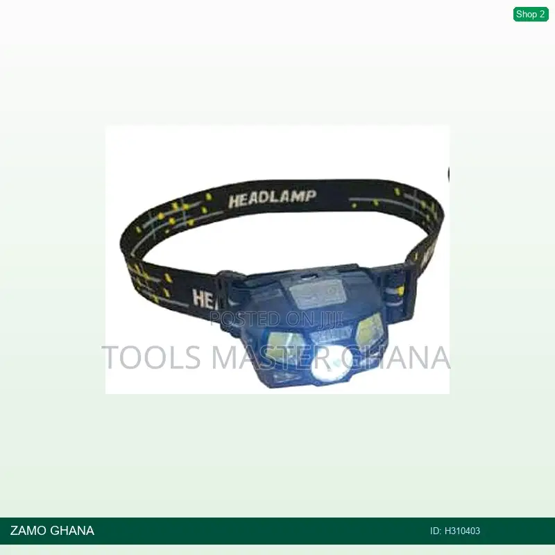 Single 120 Lm Rechargeable Head Lamp 11pcs Cob - H310403
