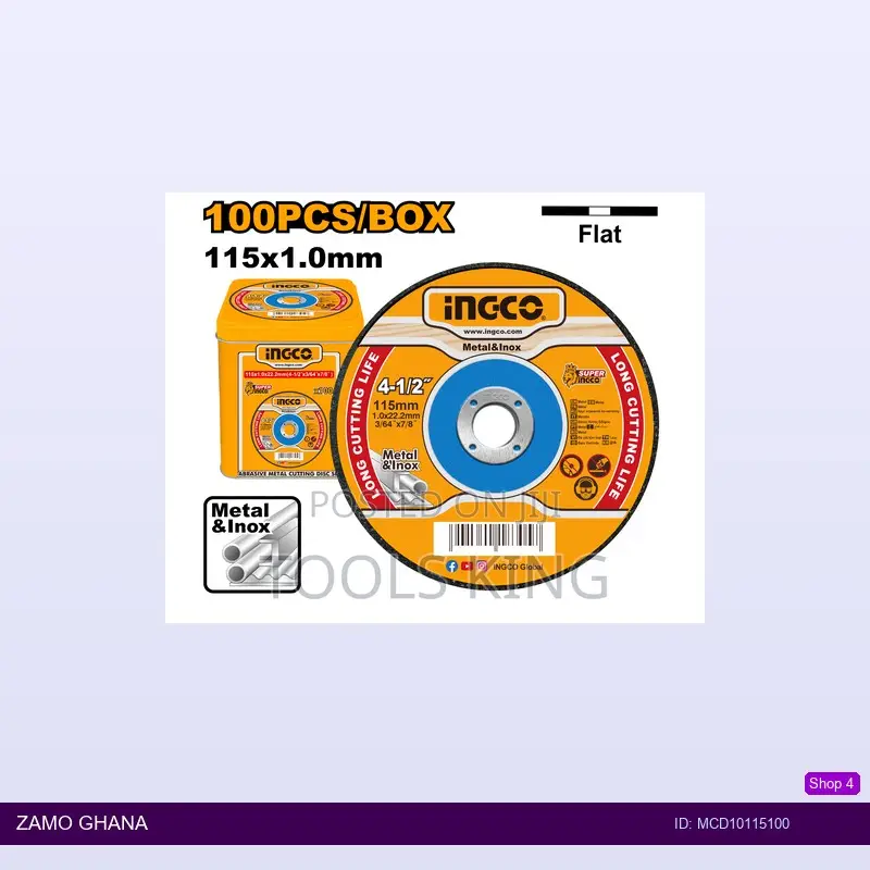 Abrasive Metal Cutting Disc - MCD