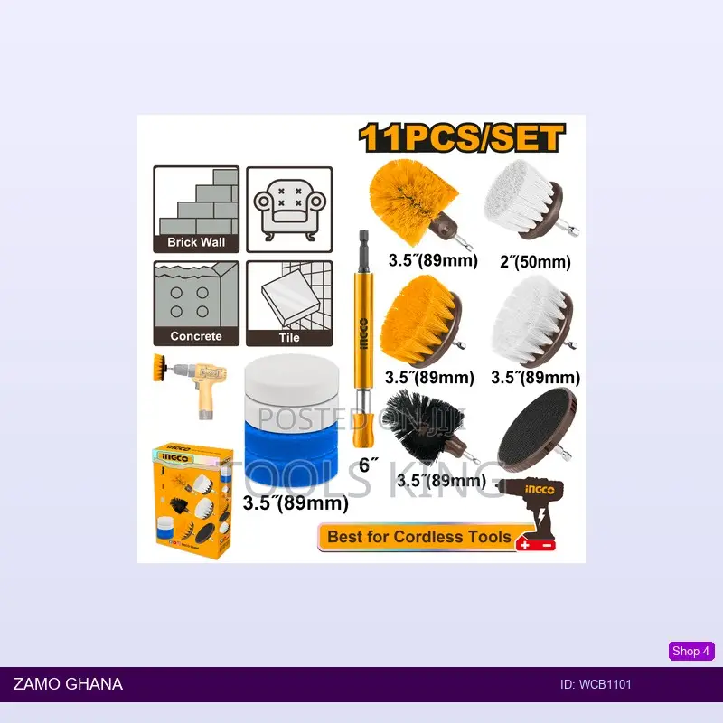 11 PCS Cleaning Brush - Wcb1101