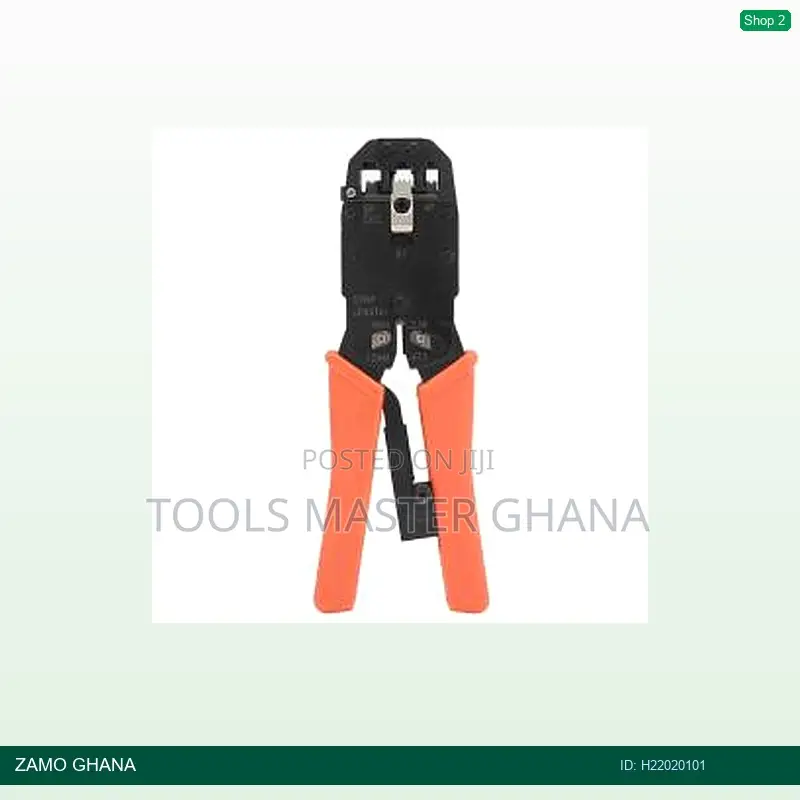 Network Plier 8 Inch Prof. More in One Modular Crimping Pl - H