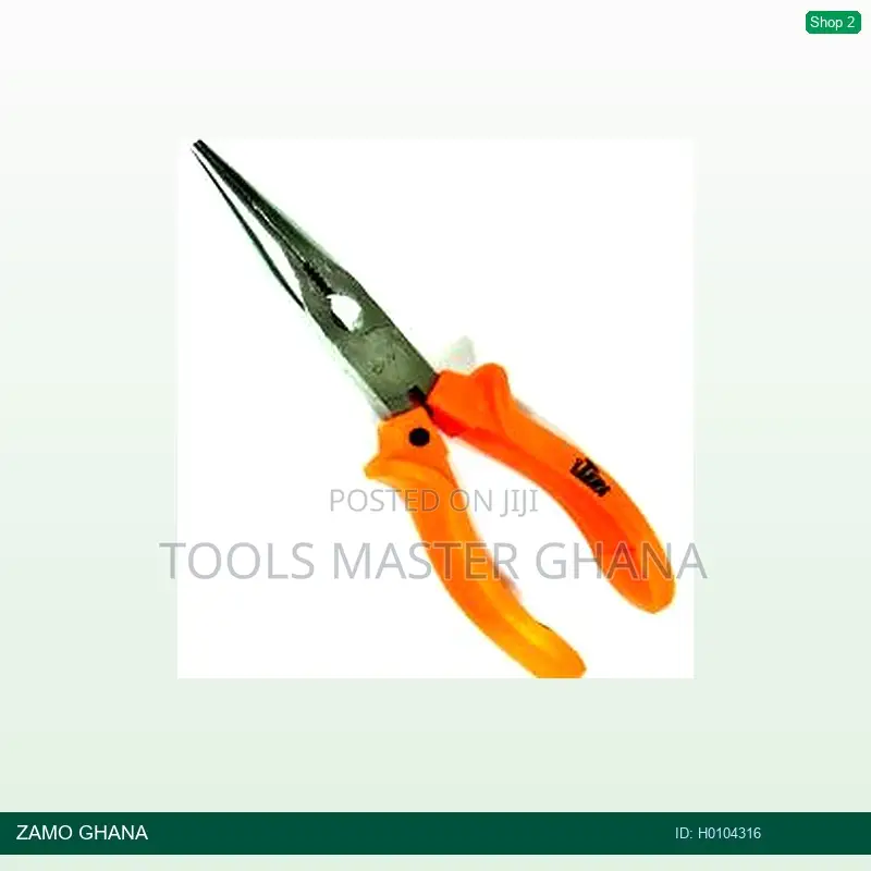 Long Nose Plier Tera Orange 6inch - H