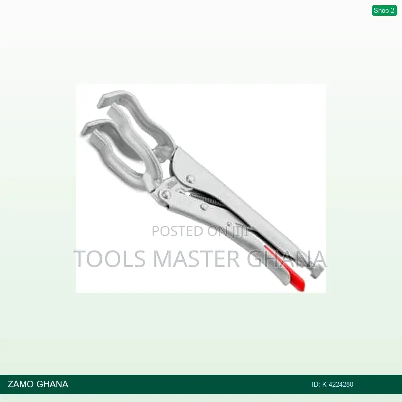 Welding Grip Locking Plier 280mm Jaw Close Silver With Adj - K-