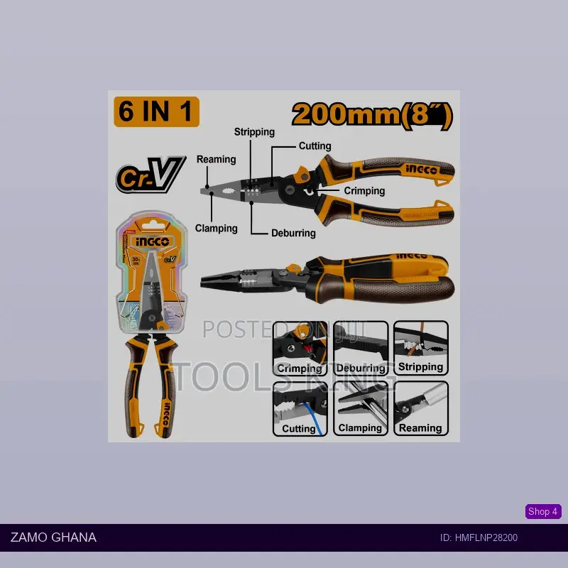 6in1 Multifunction Long Nose - Hmflnp28200