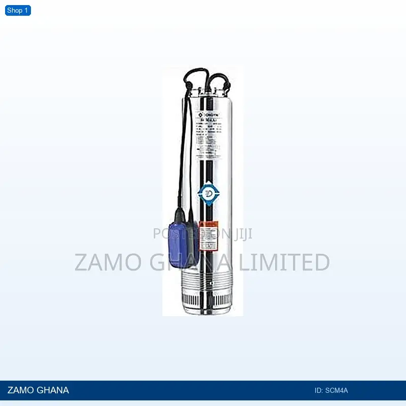 Submersible Pump Short B/S 1hp 1ph - Scm4a