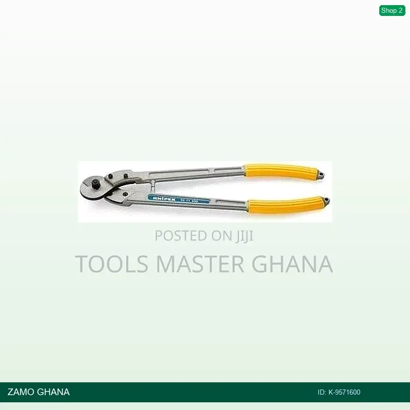 Wire Rope and Acsr Cable Cutting Plier 600mm Silver and Ye - K-
