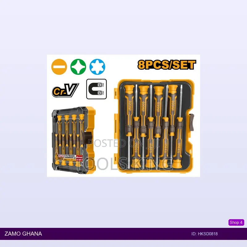 8 PCS Precision Screwdriver - Hksd0818