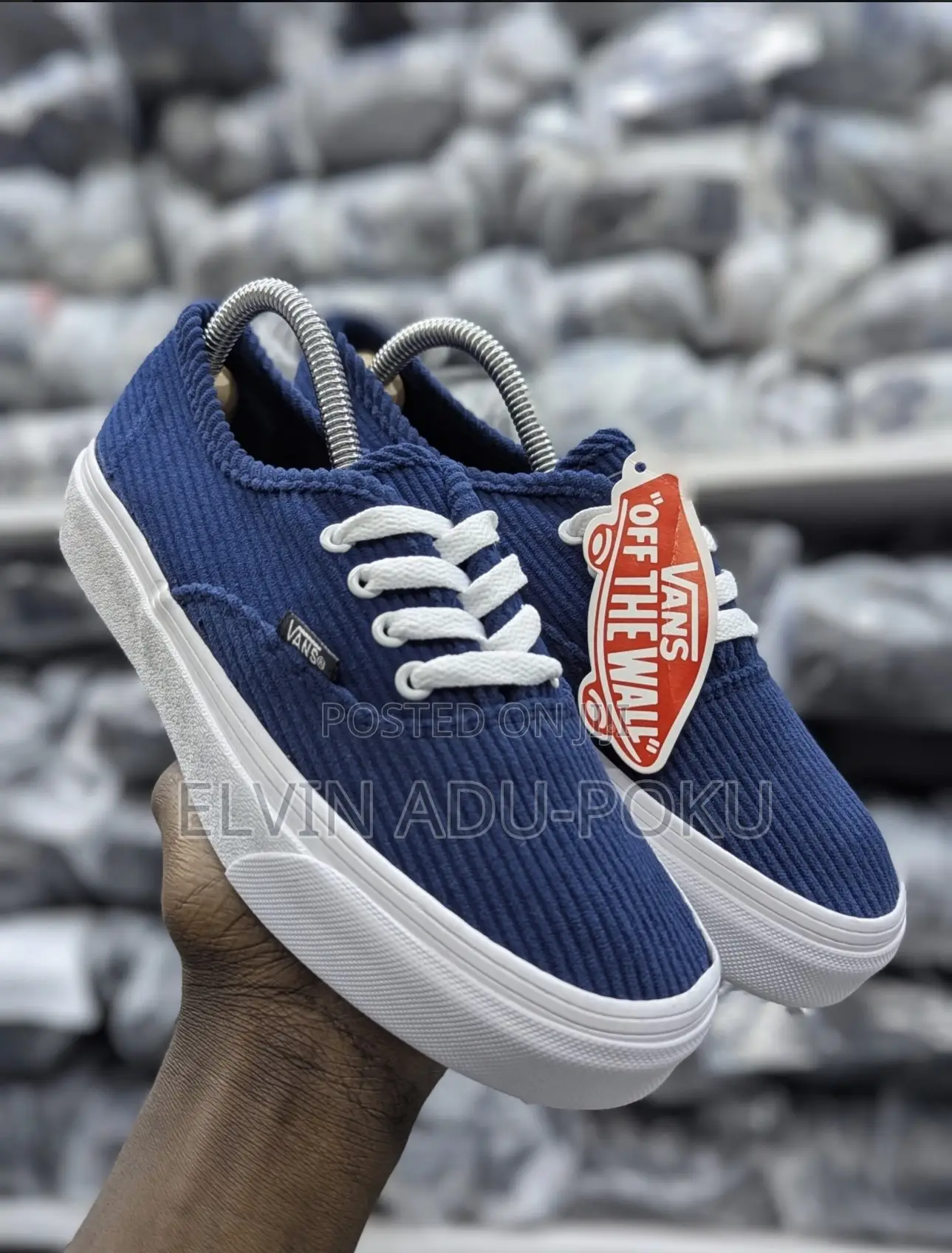 Authentic Pewter Vans Corduroy Sneaker , Swipe >>