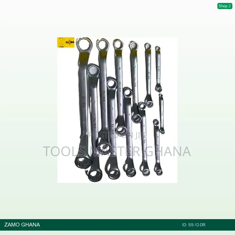 Wagener Double Ring Spanner Set 12pcs 8-32mm - Ss-12-Dr