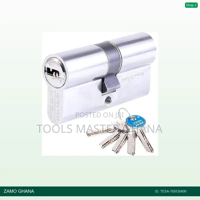Tesa Cylinder 7cm 40x30 Chrome Matt - Tesa-Tn
