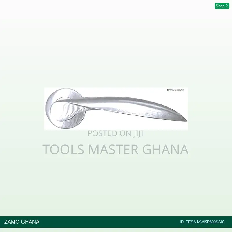 Tesa Door Handle Solid Lever Handle Wind Stainless - Tesa-Mwi5r800ssis