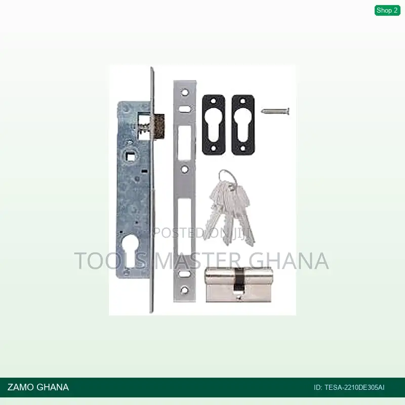 Tesa Sliding Deadlock 2210de Series (Alu Finished) - Tesa-2210de305ai