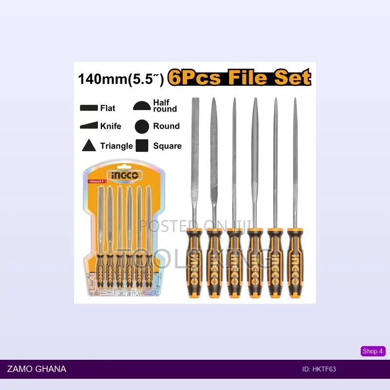 6 PCS File - Hktf63