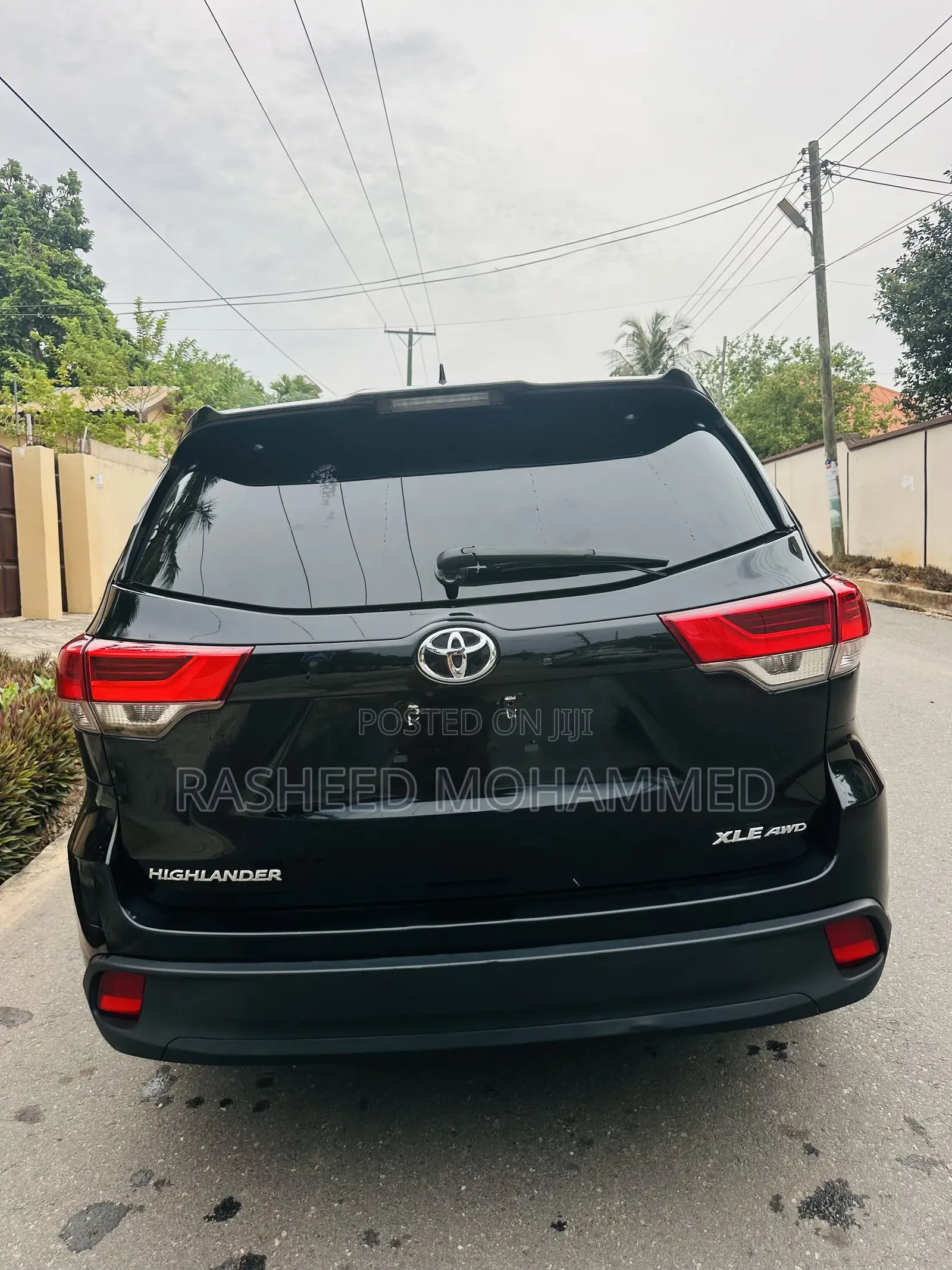 Toyota Highlander XLE 2019 Black