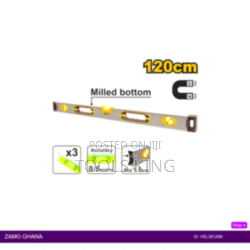 Spirit Level With Powerful - Hsl38120m