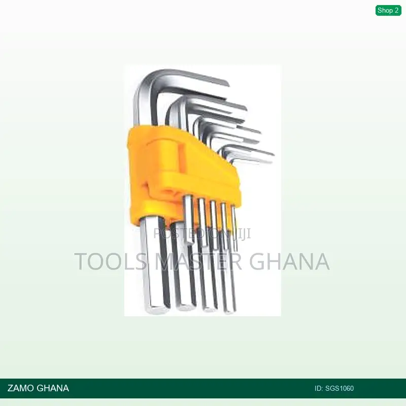 Hex Key Wrench 9pcs (Allen Key) - Sgs1060