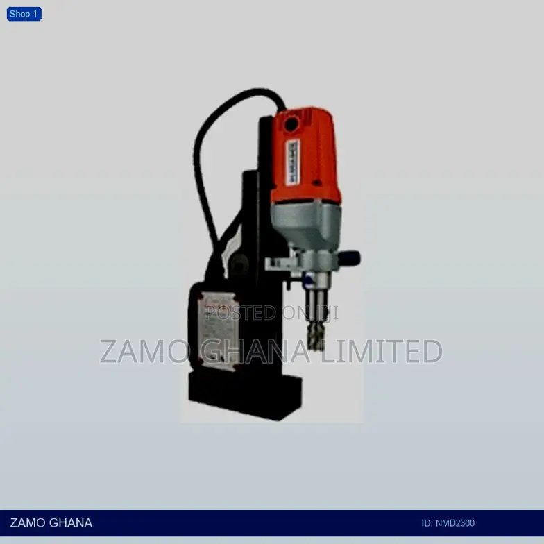 Magnetic Drill 1500w 470rpm 220v Twist 23mm - Plastic Kit Bo - Nmd2300