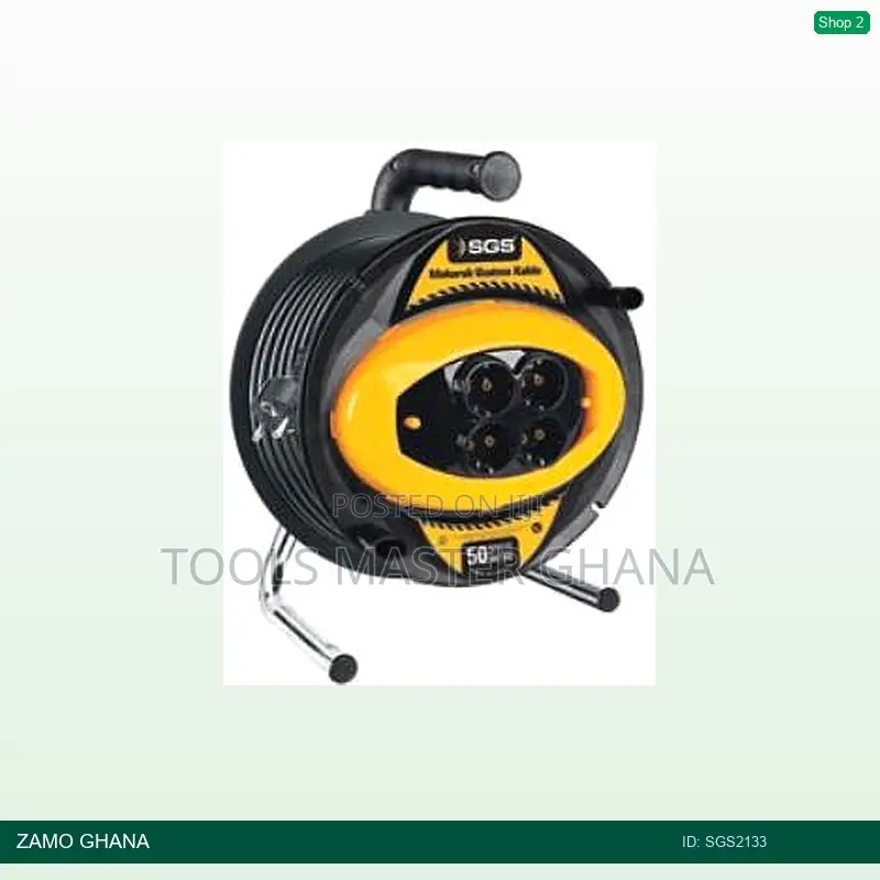 20m Extension Cable Reel 3x2.5mm 2 Pins - Sgs2133