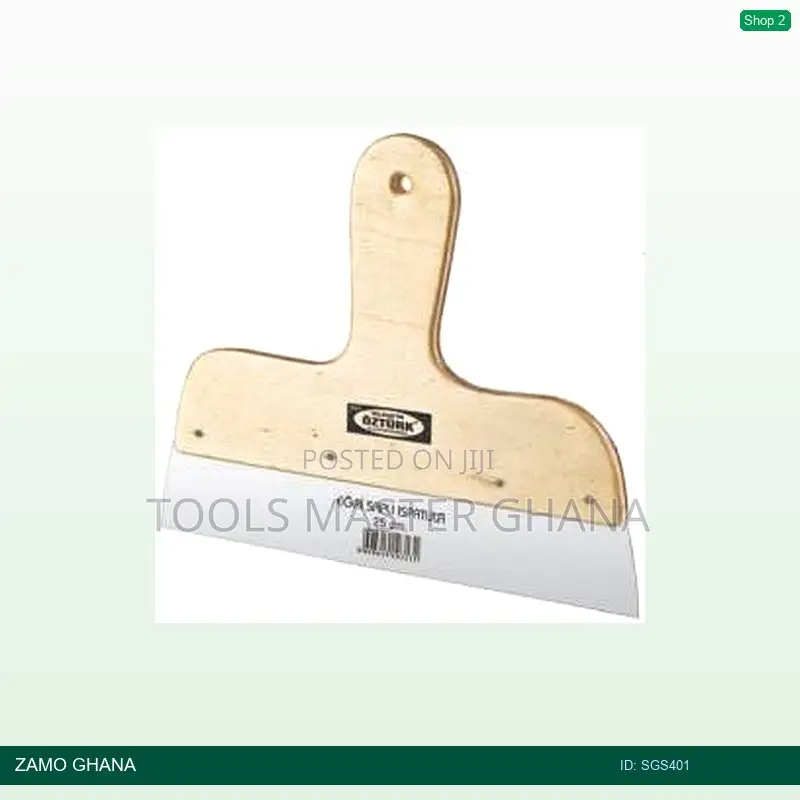 Curved Handle Putty Knife 20cm - Sgs401