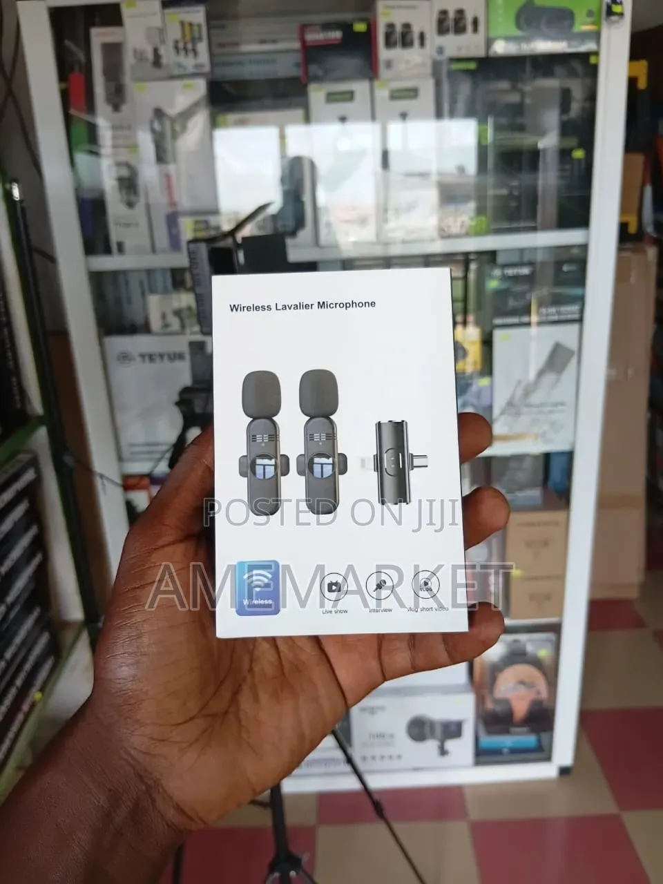 S65 iPhone Android Wireless Lavalier Microphone Set for Smartphones