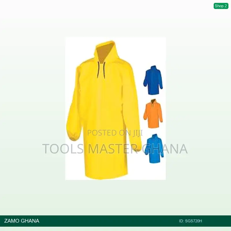 Raincoat Green Color - Sgs720h
