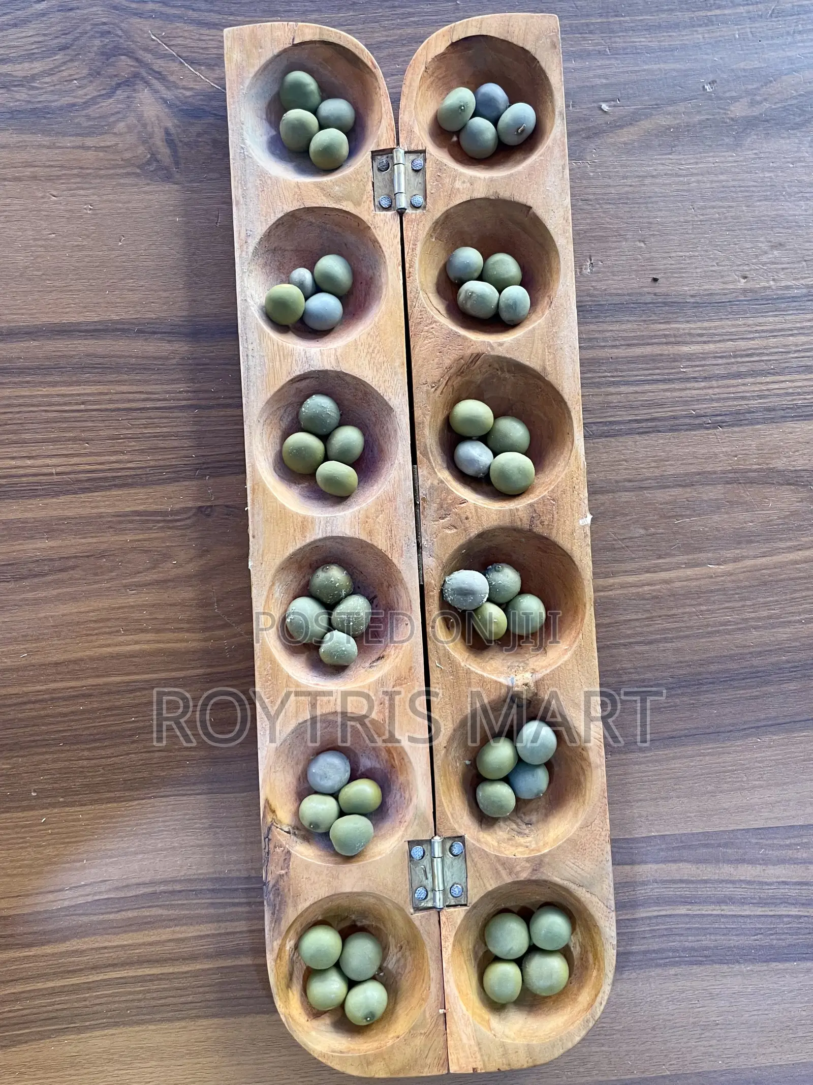 Oware Wooden Game