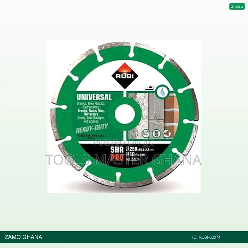 SHR 250 Pro > 10inch Segmented General Purpose Diamond Di - Rubi-32974