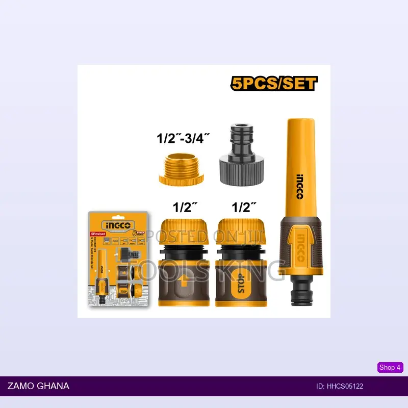 5 Piece Twist Nozzle - Hhcs05122