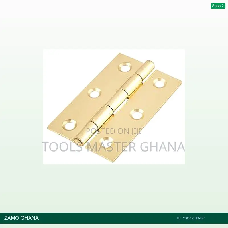 Gabastbi Door Hinges Gold Art.220/B 4x3.5 L/FHP (Gabasibi - Yw23100-Gp