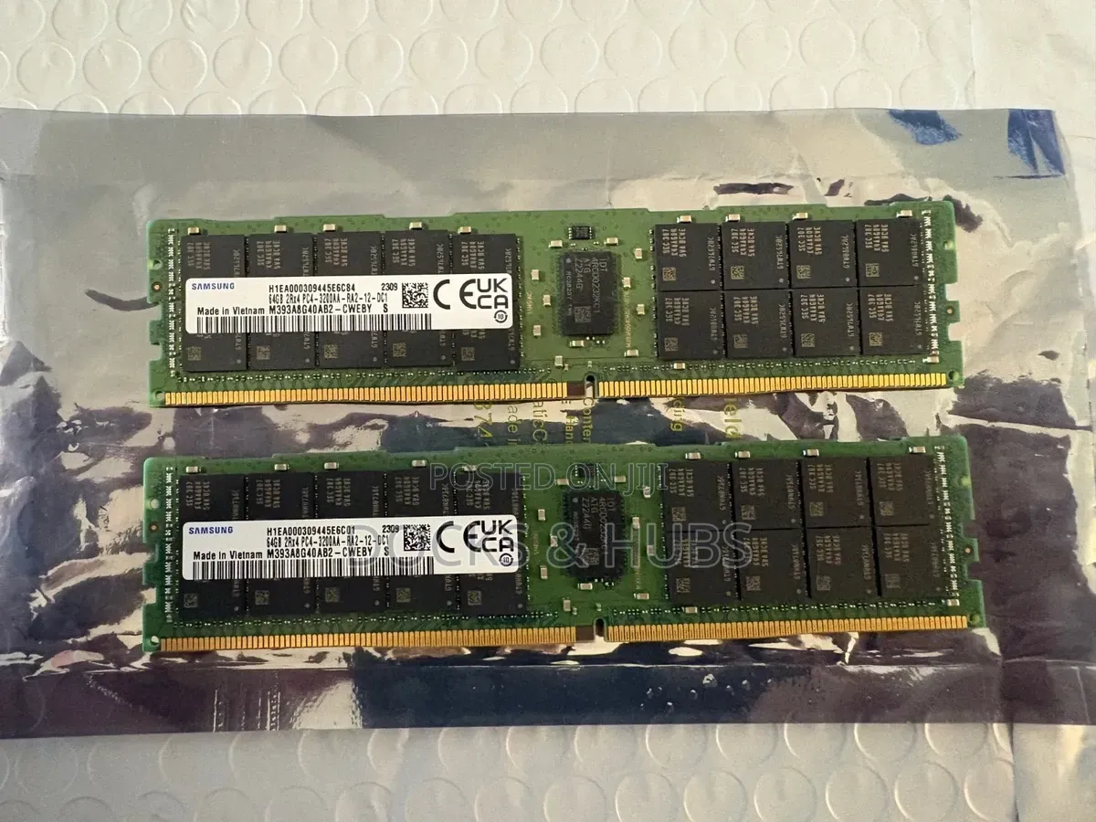 Samsung 64gb Ddr4 2rx4 Pc4 Ecc Rdimm Server