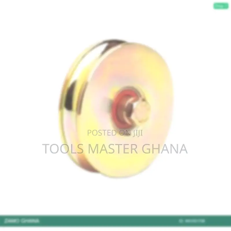 Iron Gate Caster 80mm No Bar Single With Screw - W
