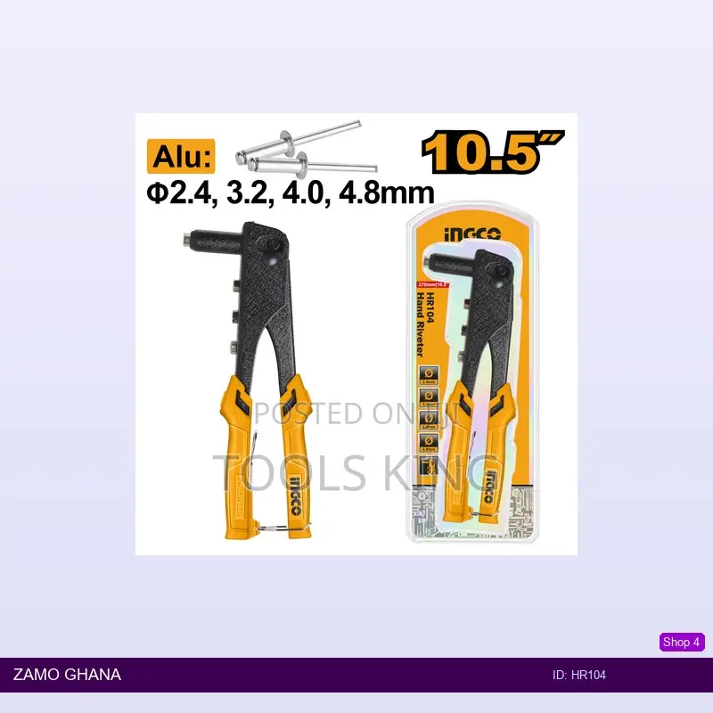 Hand Riveter 10.5" - Hr104