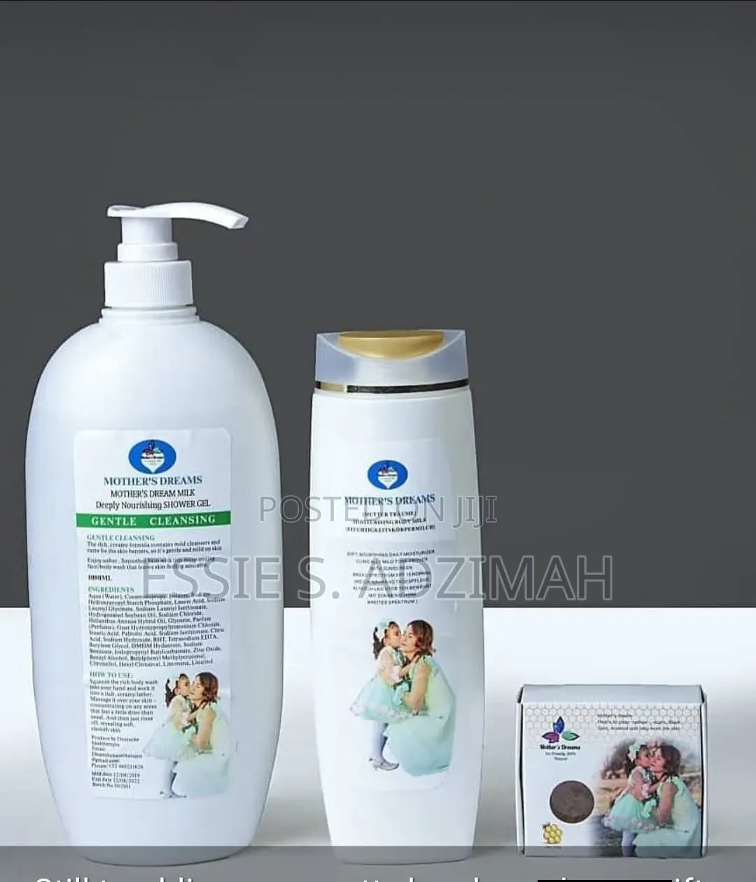 Mother's Dream Kids Lotion, Bar Soap Shower Gel
