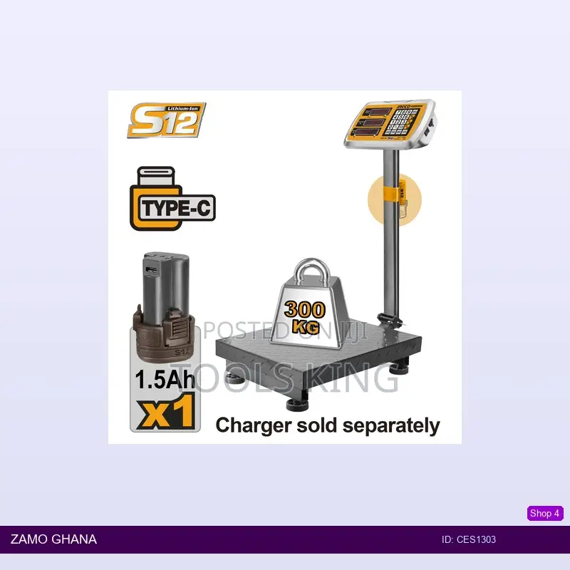 Lithiumion Scale Usbc 12v - Ces1303