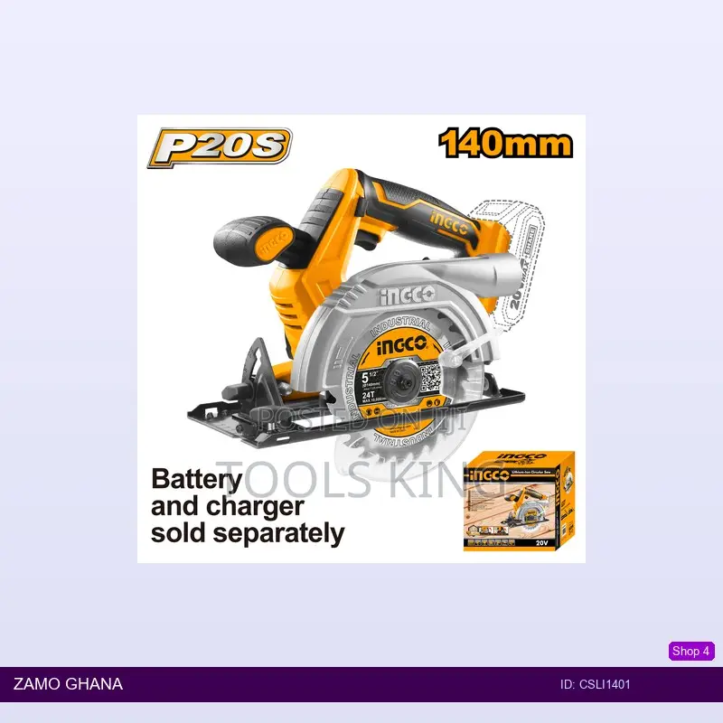 Cordless Circular Saw - Csli1401