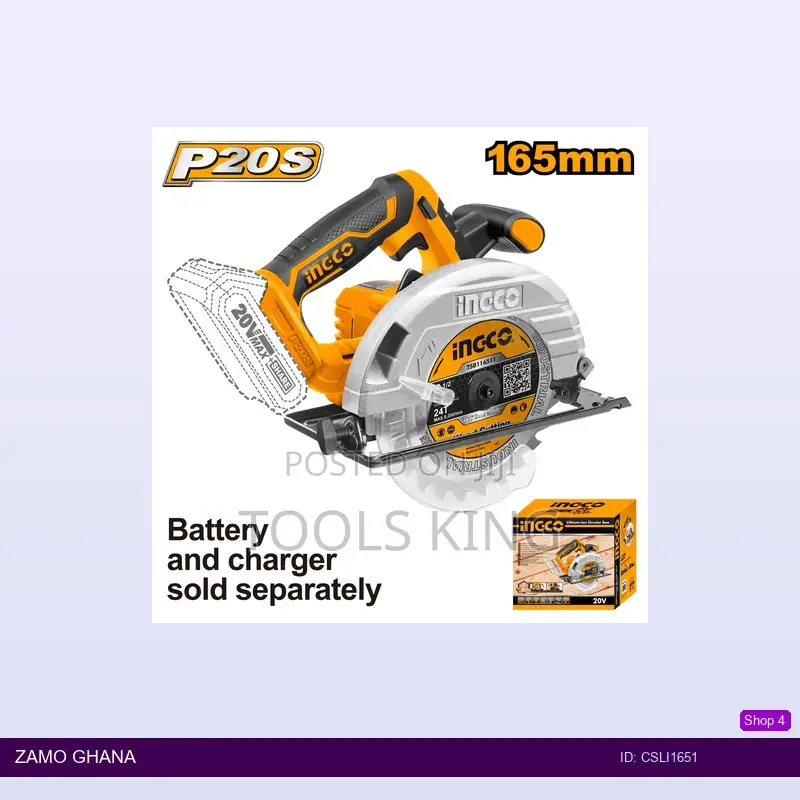 Cordless Circular Saw - Csli1651